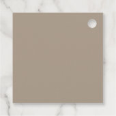 Wallpaper "Cyclamen blue art nouveau" Geschenkanhänger (Rückseite)