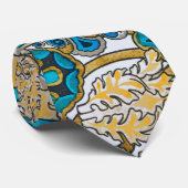 Wallpaper "Cyclamen blue art nouveau" Krawatte (Gerollt)