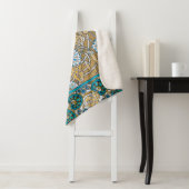 Wallpaper "Cyclamen blue art nouveau" Sherpadecke (Beispiel)