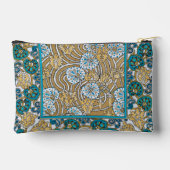 Wallpaper "Cyclamen blue art nouveau" Zubehörtasche (Rückseite)