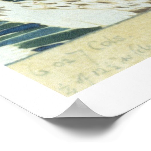 Wallpaper design, von Silver Studio, c.1890 Poster (Ecke)