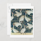 Wallpaper design, von Silver Studio, c.1890 Postkarte (Vorne/Hinten)