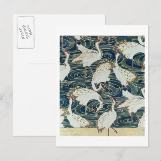 Wallpaper design, von Silver Studio, c.1890 Postkarte (Vorne/Hinten)