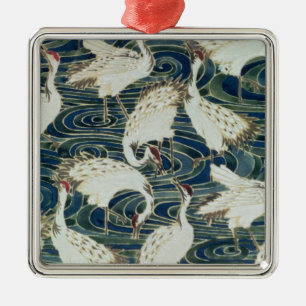 Wallpaper Entwurf, durch das silberne Studio, Silbernes Ornament