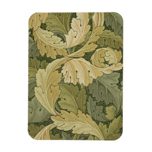 Wallpaper Entwurf mit Acanthus-/Waldfarben, 1 Magnet
