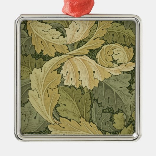 Wallpaper Entwurf mit Acanthus-/Waldfarben, 1 Ornament Aus Metall (Vorne)