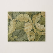 Wallpaper Entwurf mit Acanthus-/Waldfarben, 1 Puzzle (Horizontal)