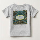 Wallpaper Sheet - William Morris Baby T-shirt (Rückseite)