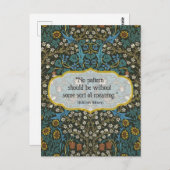 Wallpaper Sheet - William Morris Postkarte (Vorne/Hinten)
