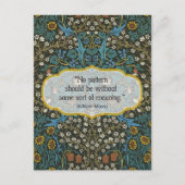 Wallpaper Sheet - William Morris Postkarte (Vorderseite)