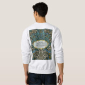 Wallpaper Sheet - William Morris Sweatshirt (Schwarz voll)