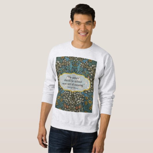 Wallpaper Sheet - William Morris Sweatshirt (Vorne ganz)