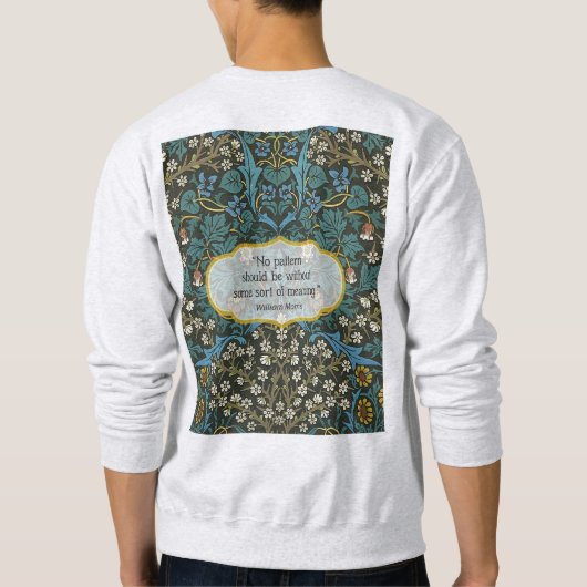 Wallpaper Sheet - William Morris Sweatshirt (Rückseite)