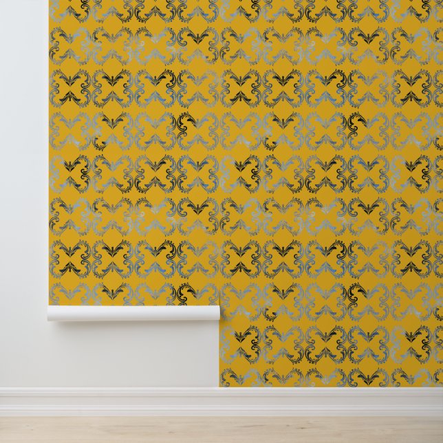 Wallpaper with curls tapete (Anwendung)