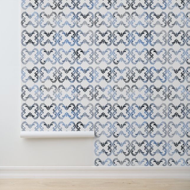 Wallpaper with curls tapete (Anwendung)