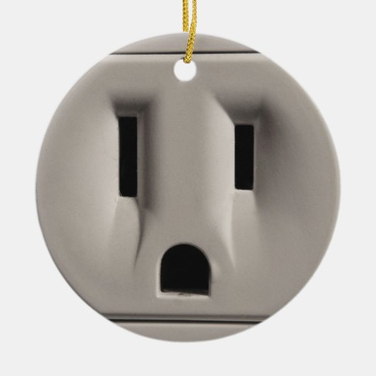 wallsocket Verzierung Keramik Ornament (Vorne)