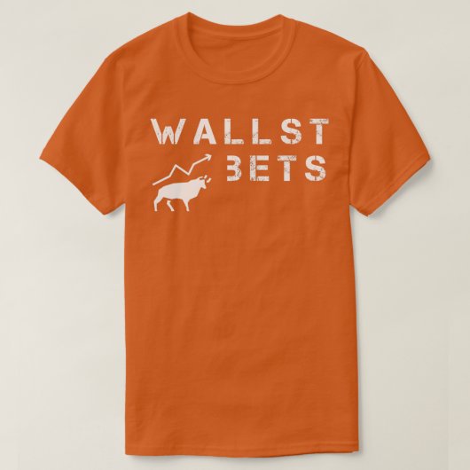 WallStBets Subreddit Stock Market Trading 6 T-Shirt (Design vorne)