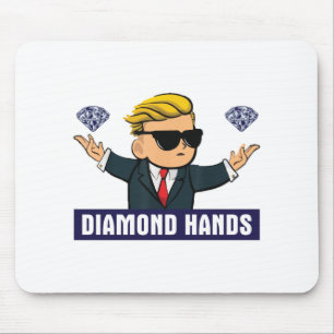 Wallstreetbets Diamond Hands - WSB Stock Market Op Mousepad