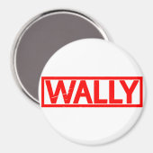 Wally Briefmarke Magnet (Vorderseite/Rückseite)