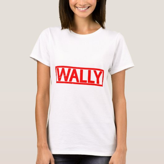 Wally Briefmarke T-Shirt (Vorderseite)