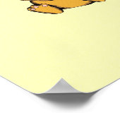 Wally Cat Laughing Poster (Ecke)