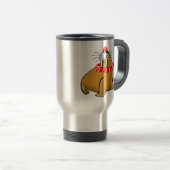 Wally das Walroß geht zu schwimmen Reisebecher (VorderseiteRechts)