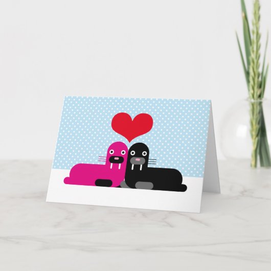 Wally Feiertagskarte (Vorderseite)