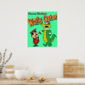 Wally Gator Herr Twiddle Poster (Küche)