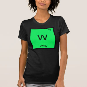 Wally Name Chemie Element Periodensystem T-Shirt