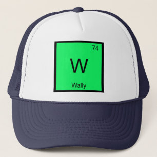 Wally Name Chemie Element Periodensystem Truckerkappe