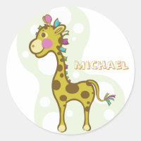 Wally the Giraffe Character