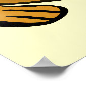 Wally Walrus schwimmt Poster (Ecke)