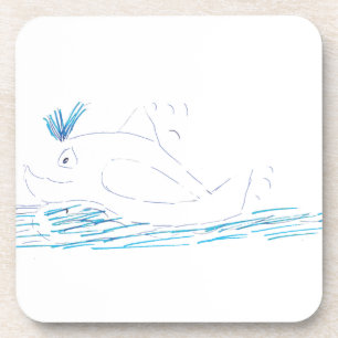Wally Whale Cork Untersetzer