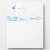 Wally Whale Foto Plaque