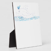 Wally Whale Foto Plaque Fotoplatte (Seite)