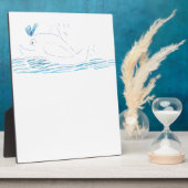 Wally Whale Foto Plaque Fotoplatte (Seite)