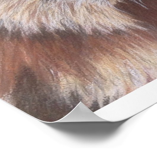 Wally Wombat Poster (Ecke)