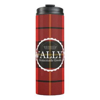 Wally's Homemade Goods Pie Logo Travel Mug Thermosbecher