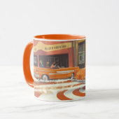 "Wallys Service und Oldtimer" Tasse (Vorderseite Links)