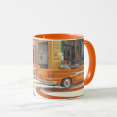 "Wallys Service und Oldtimer"  Tasse (VorderseiteRechts)