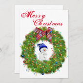 Walmart-Weihnachtskarten Feiertagskarte (Vorne/Hinten)