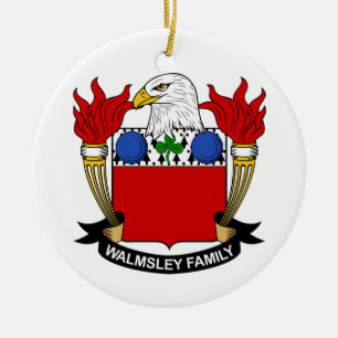 Walmsley Familienwappen Keramikornament
