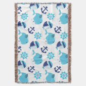 Walmuster, Niedliche Wale, Blauwale Decke (Vorderseite Vertikal)