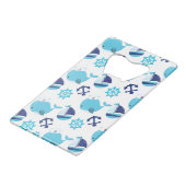 Walmuster, Niedliche Wale, Blauwale Geldbeutel Flaschenöffner (Vorderseite Schrägansicht)