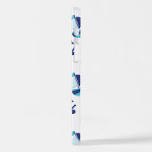 Walmuster, Niedliche Wale, Blauwale iPhone Hülle (Linke Seite)