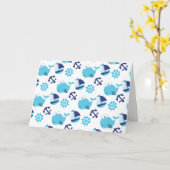 Walmuster, Niedliche Wale, Blauwale Karte (Gelbe Blume)