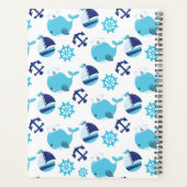 Walmuster, Niedliche Wale, Blauwale Planer (Rückseite)