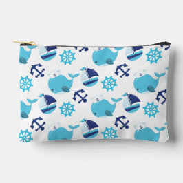 Walmuster, Niedliche Wale, Blauwale Zubehörtasche