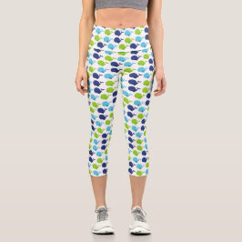 Walmuster, Niedliche Wale, Meerestiere Capri Leggings