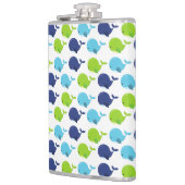 Walmuster, Niedliche Wale, Meerestiere Flachmann (Links)